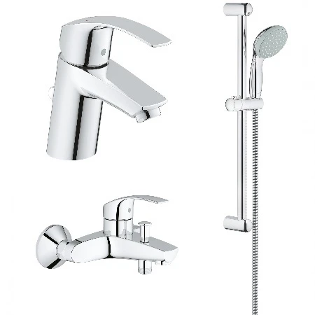 Смеситель для ванны с подключением душа grohe eurosmart 33300002